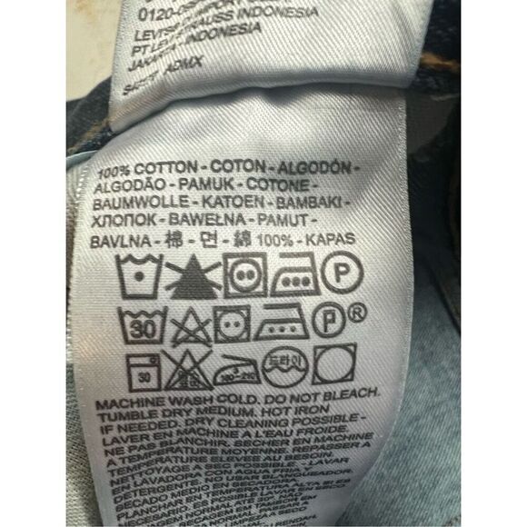 Levi Mens 505 Regular Fit Sz 42/31 - Picture 4 of 6